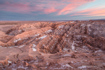 Ein Sonnenuntergang in der Atacamawüste