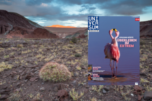 Eine Reportage im renommierten Universum-Magazin mit Landschaftsaufnahmen aus der Atacamawüste.