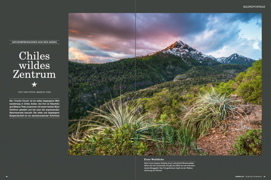 Tolle Reisefotos und Landschaftsfotos gibt es in dieser Printausgabe des Globetrotter-Magazins.