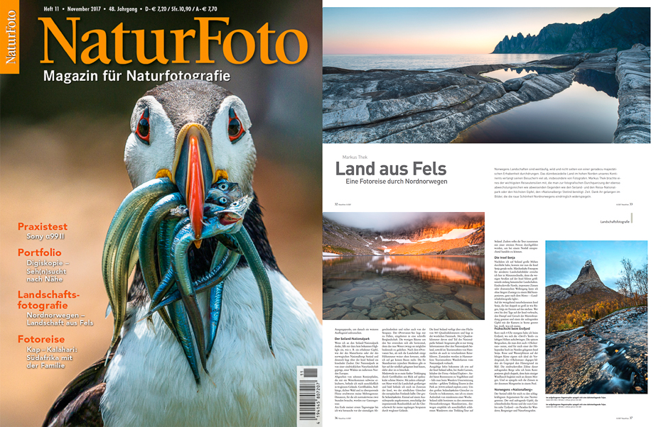 Eine Fotostrecke in der NaturFoto von Markus Thek