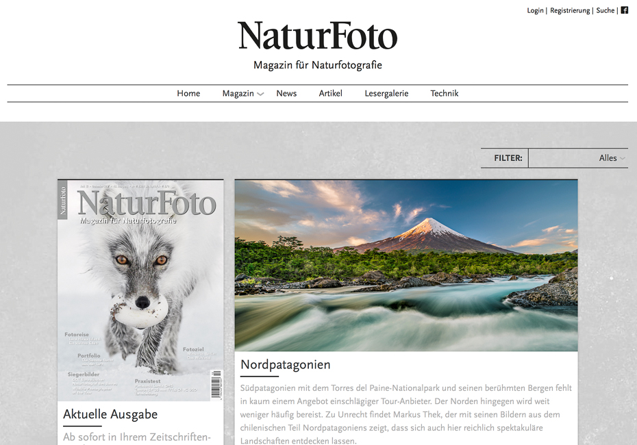 Naturfotografie als print und auch online.